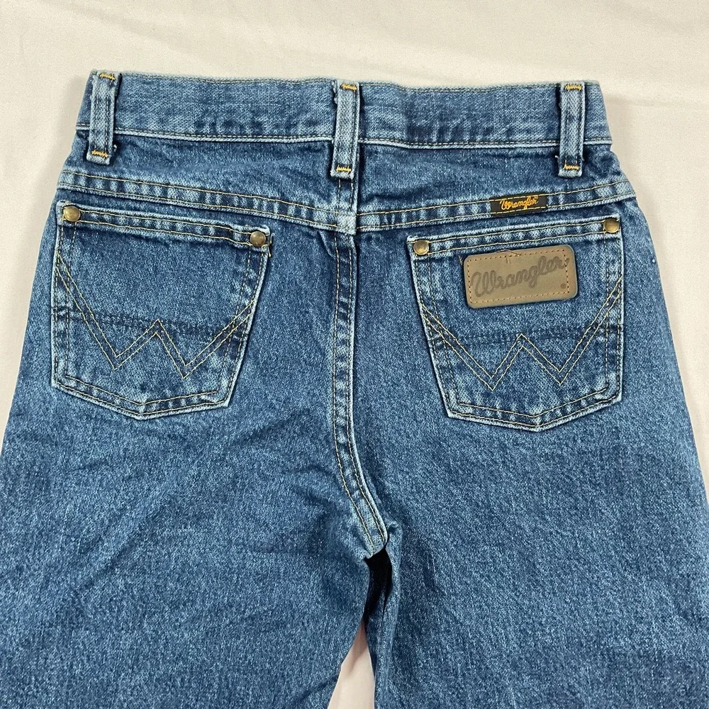 Wrangler Jeans Boys 11 Reg Original Fit George Strait Cowboy Cut Collection Blue